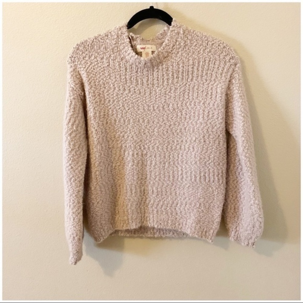 NWOT YES LOLA Pink Sweater